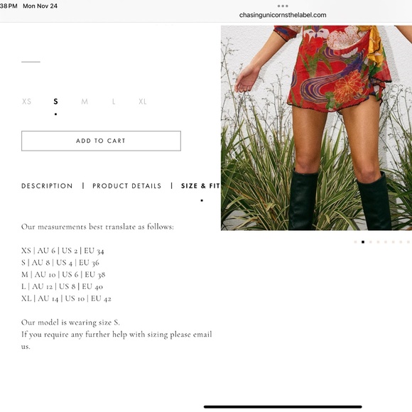 Chasing Unicorns What I Did For Love Embroidered Silk Dress Small - Picture 14 of 14